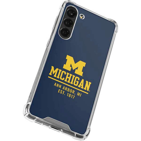 University of Michigan Ann Arbor Est 1817 Galaxy S24 FE Clear Case